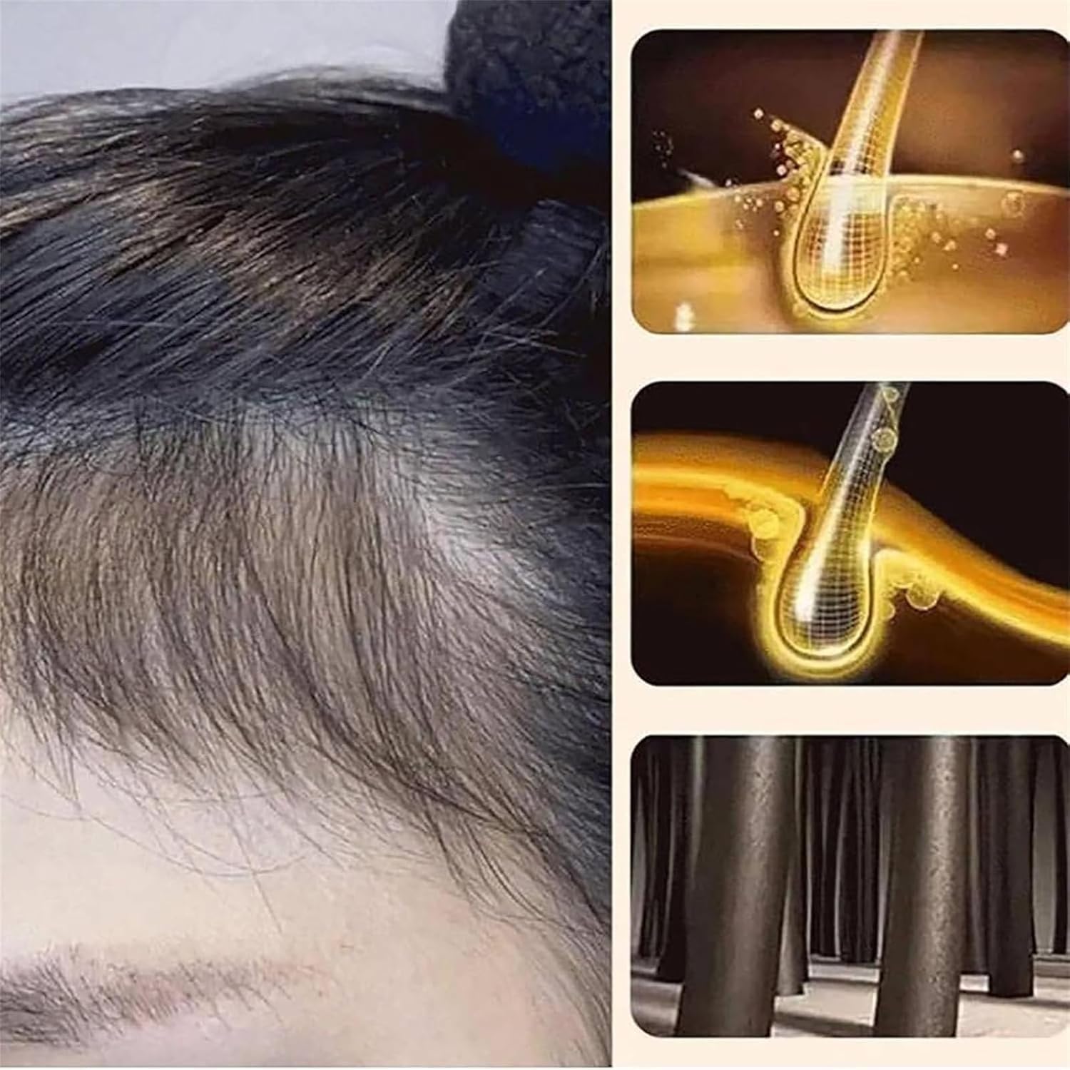 Shampoing anti-perte de cheveux, shampooing japonais au ginseng, shampooing Bai Hei Ke, shampooing volumisant multi-usages, shampooing anti-chute de cheveux à l'extrait de gingembre, formule