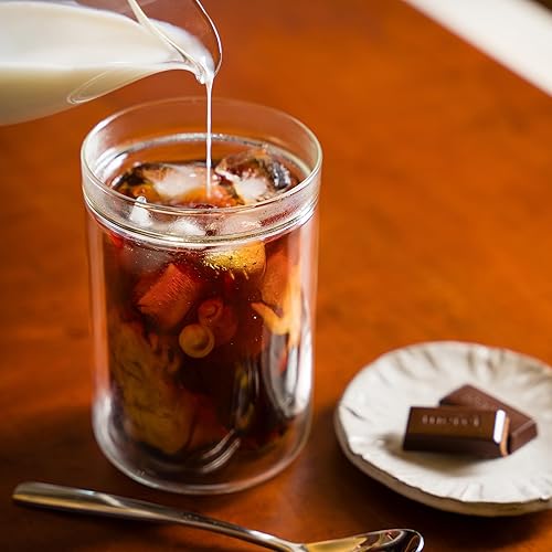 Miniatura 4 de Brod & Taylor Vasos de café y té de vidrio con aislamiento de doble pared (juego de 2, 12 onzas  11.8 fl oz)