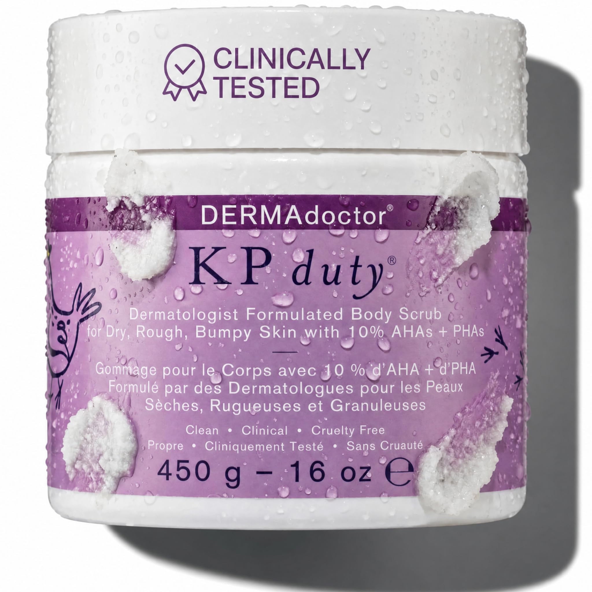 Amazon.com : DERMAdoctor KP Bump Eraser Body Scrub with 10% AHAs +