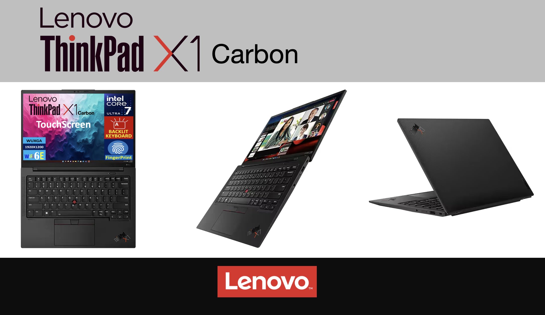 Amazon.com: Lenovo ThinkPad X1 Carbon AI Business Laptop 14.0