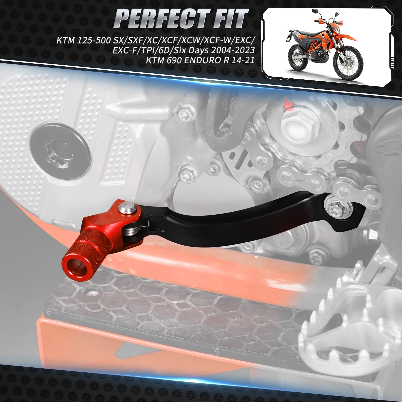 Vis De Réglage De Chaîne M10 Rouges NICECNC - Compatible GasGas, KTM, Husqvarna 125-500 (2021-2023)