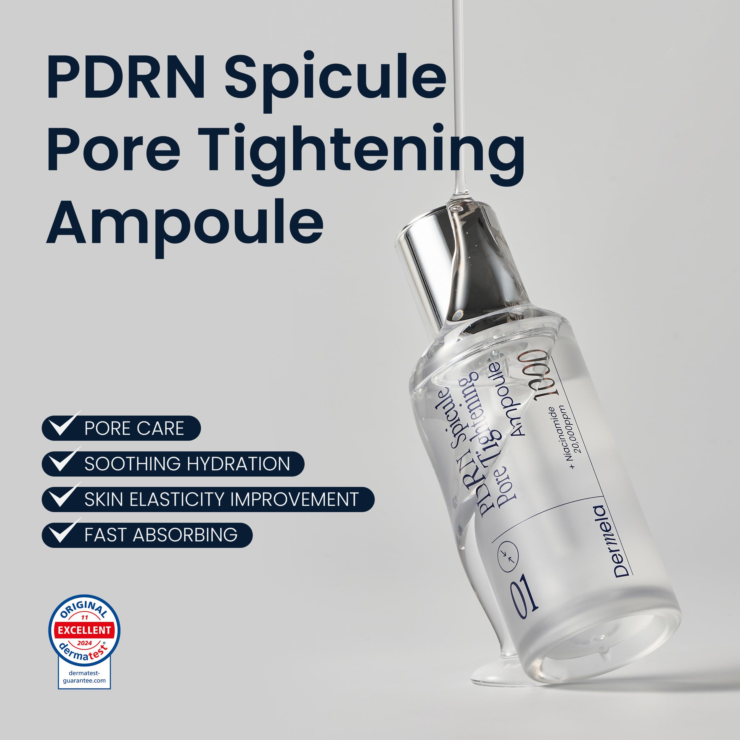 Amazon.com: Dermela PDRN Spicule Ampoule 1.69 fl oz, Pore