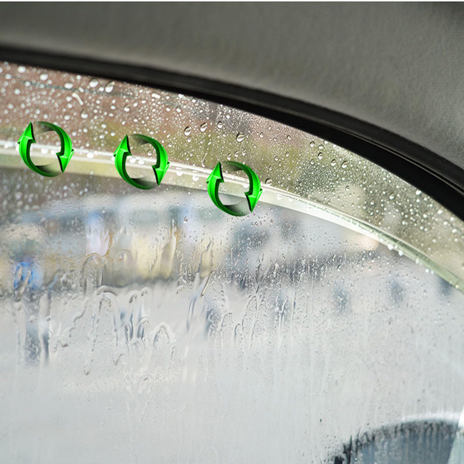 ZQMALL 4 Pezzi Deflettori Aria Auto,per Mazda 2 Hatchback MK2 2008-2014 Deflettori Aria Finestrini Laterali Visiera Decorazione Copertura Antiturbo Accessori