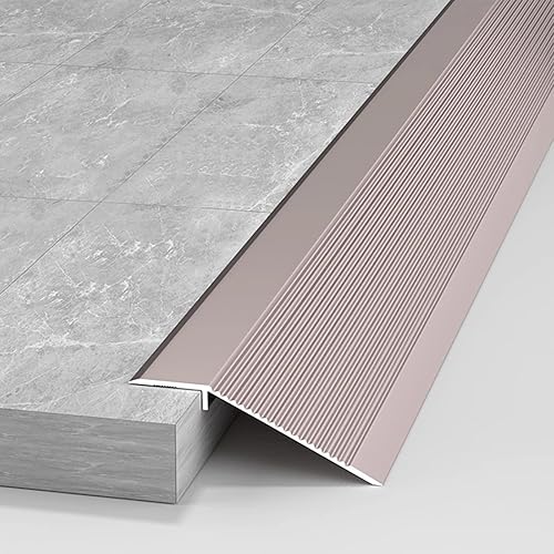 Miniatura 8 de Rampas de carga, rampa de umbral, tira de transición de piso, rampa de transición de aluminio de 1.5 pulgadas, barra reductora de umbrales para