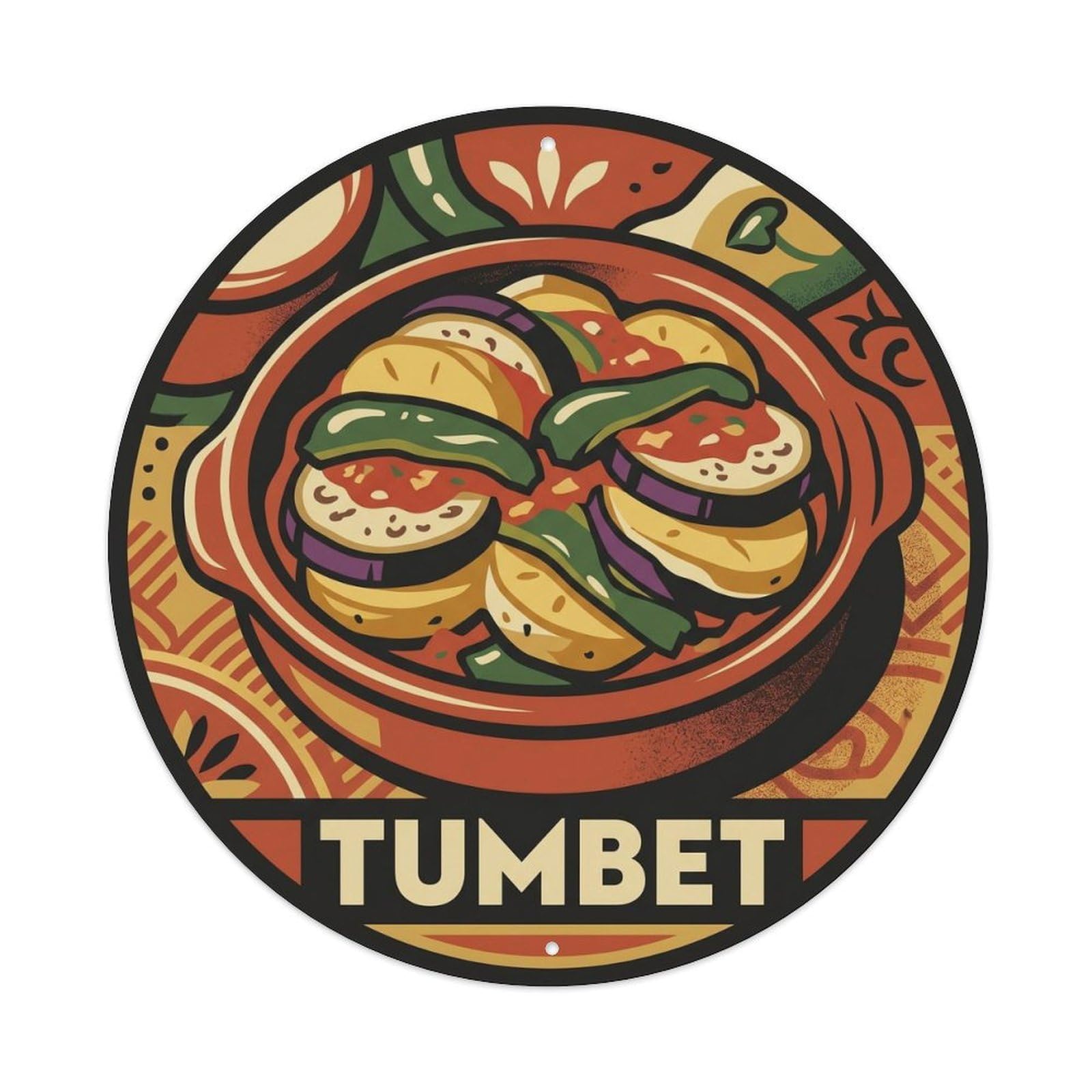 Mallorca Tumbet Local Cuisine Travel Island Metal Tin Sign