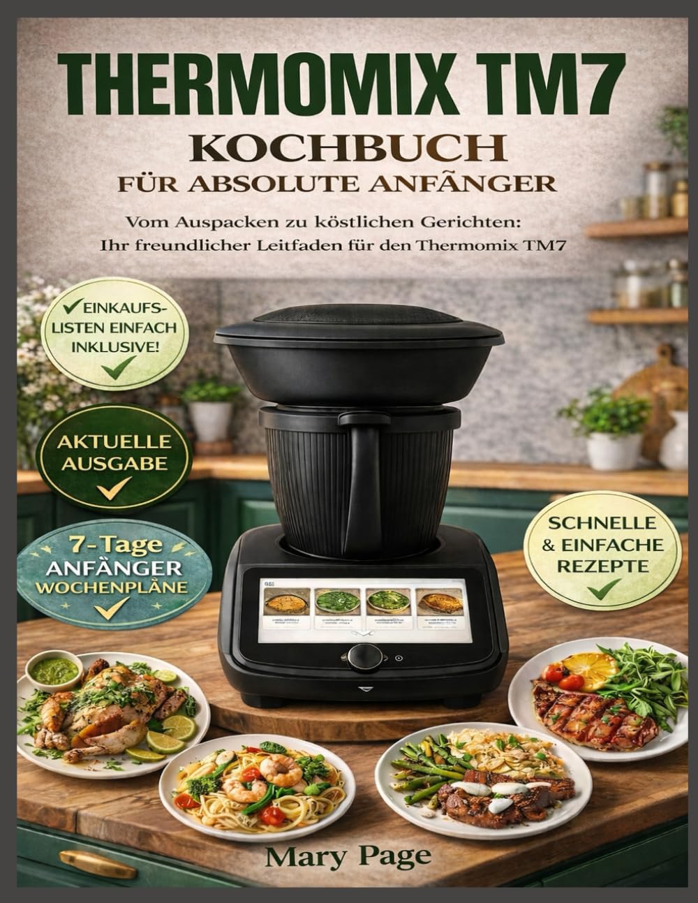 THERMOMIX TM7 KOCHBUCH FÜR ABSOLUTE ANFÄNGER: Vom Auspacken bis zu köstlichen Mahlzeiten: Ihr persönlicher Leitfaden für den Thermomix TM7