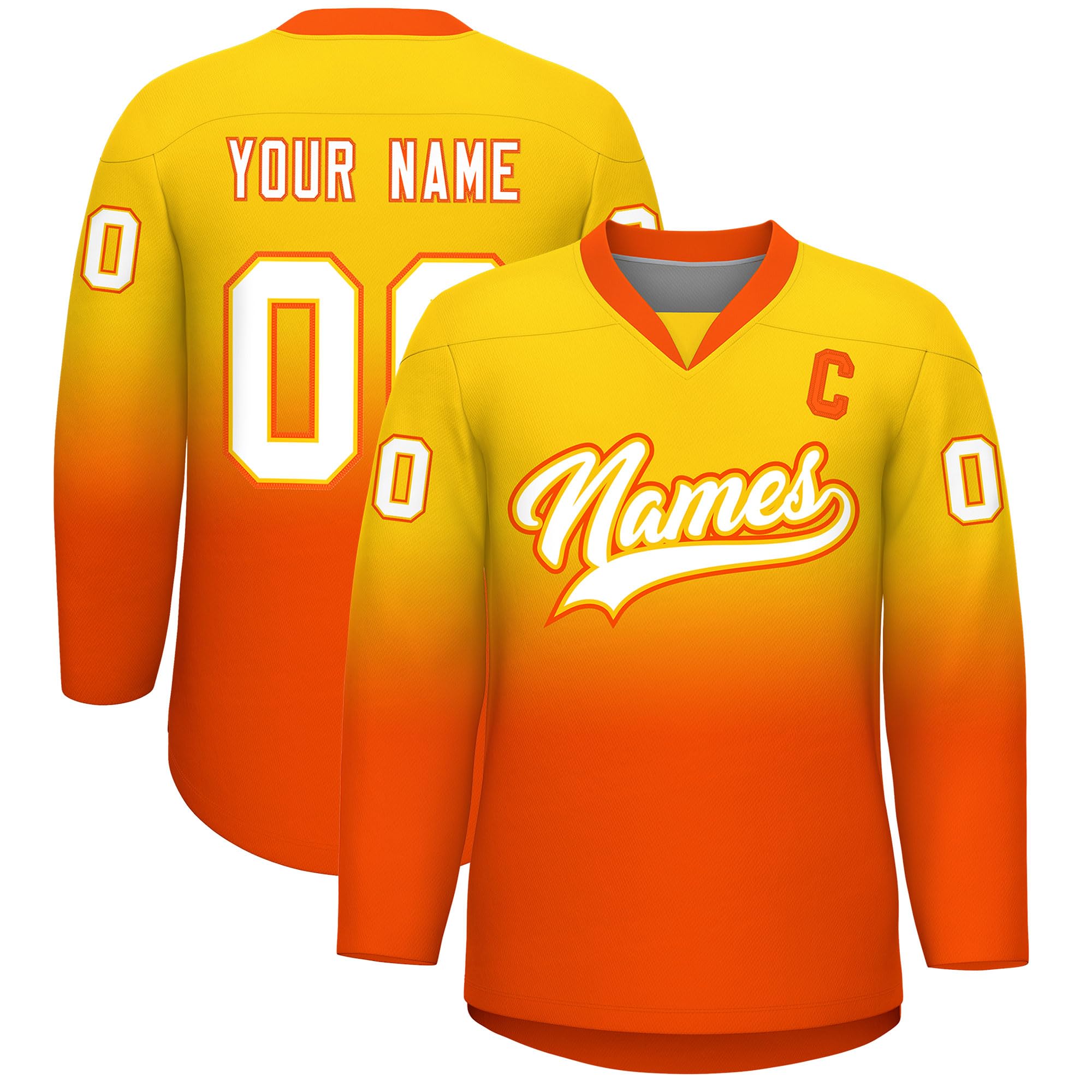 KXK Personalized V-Neck Hockey Jerseys for Men Youth,Custom Hockey Uniform Stitched or Printed Name Number Logo