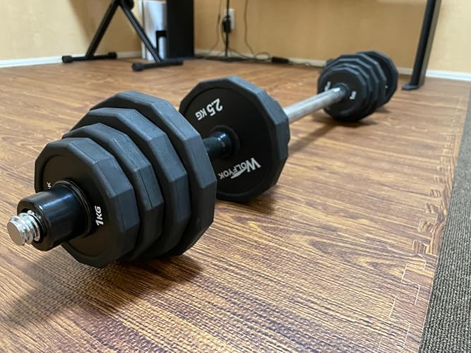 Amazon | Wolfyok ダンベルセット 可変式 スチール製 20/30/40kg 2個