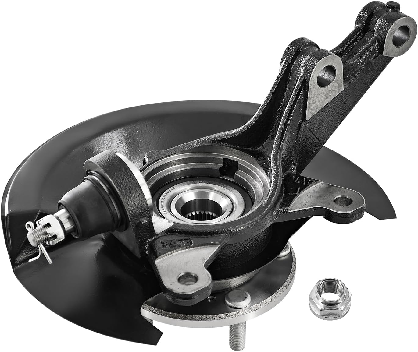 686-358 Front Passenger Side Loaded Steering Knuckle Assembly Compatible with Honda CR-V 2.4L AWD 2005-2006