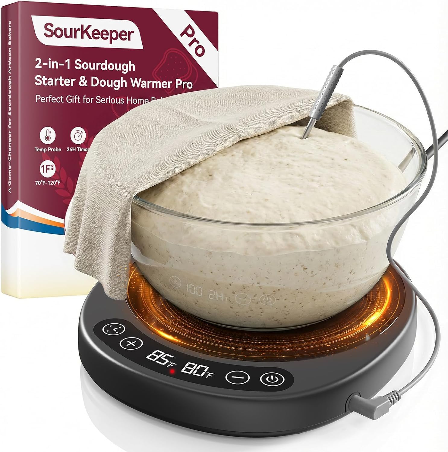 SourKeeper 2-in-1 Sourdough Starter Warmer Pro