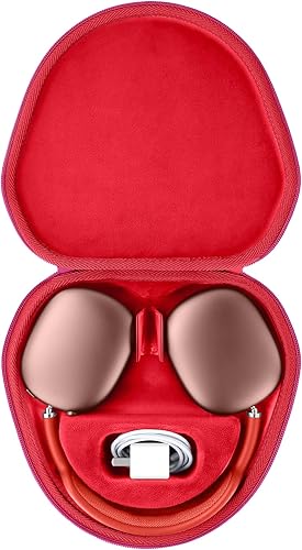 Miniatura 15 de co2CREA Funda Rígida con Modo de Reposo Reemplazo para Auriculares Apple AirPods Max Inalámbricos de Diadema (Funda Rosa Pálido) 3-Estuche