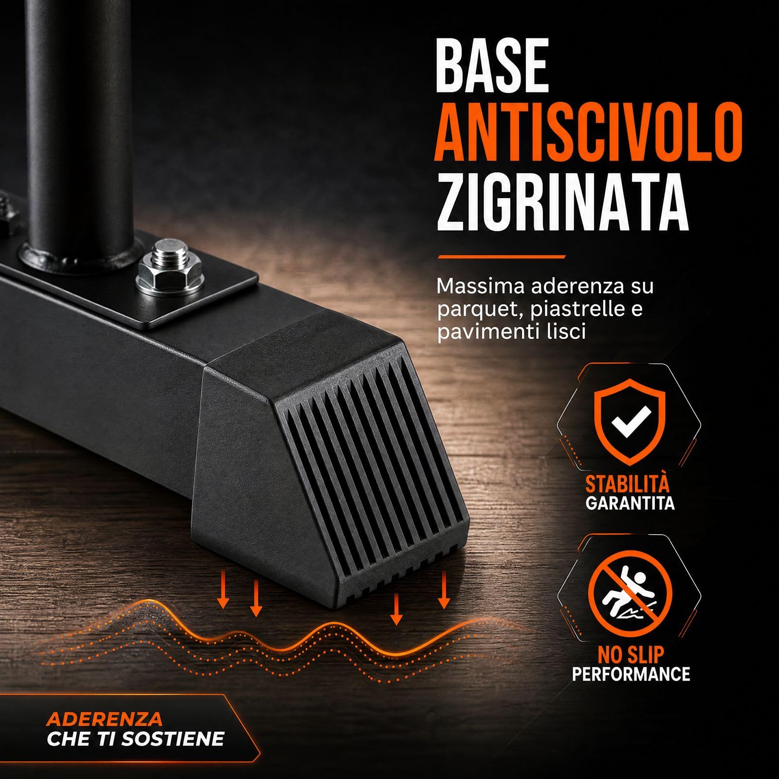 Mini Parallettes in Metallo per Calisthenics, Fitness e Palestra, Stabile e Antiscivolo per Uomo e Donna - Allenamento per Pettorali, Braccia, Spalle, Addominali