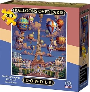 Dowdle Jigsaw Puzzle - Balloons Over Paris - 300 Piece