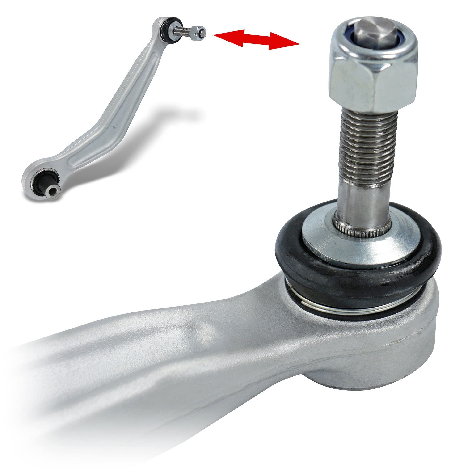 Bras De Suspension Avant Gauche Supérieur ATEC Pour BMW Série 5 E39 Et Z8 (avec Coussinet Et Articulation)