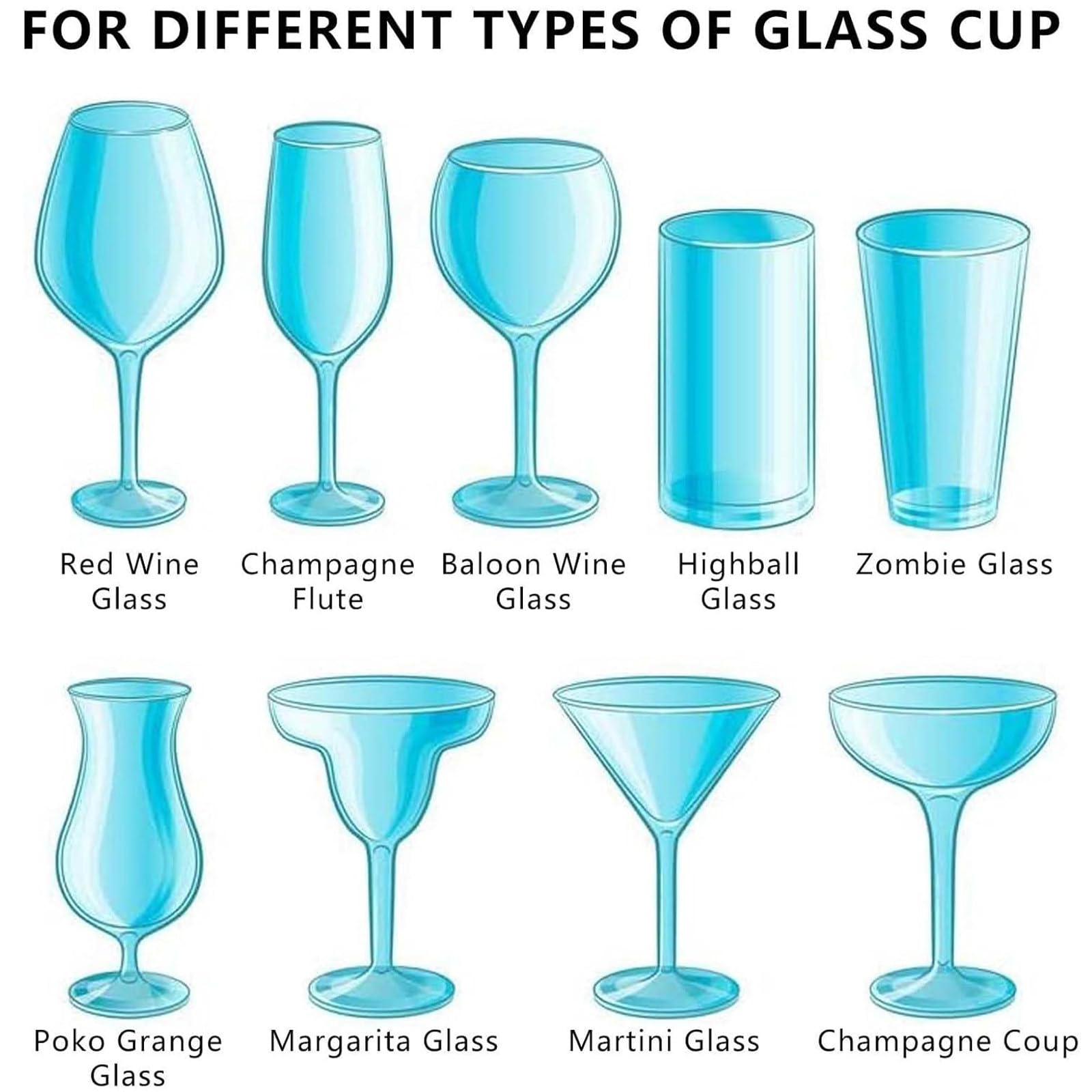 Enfriador de Vasos de mostrador, Enfriador rápido de Vasos en 6 Segundos, Equipo de Bar de Acero Inoxidable, Servicio de cócteles en restaurantes. (Desktop)