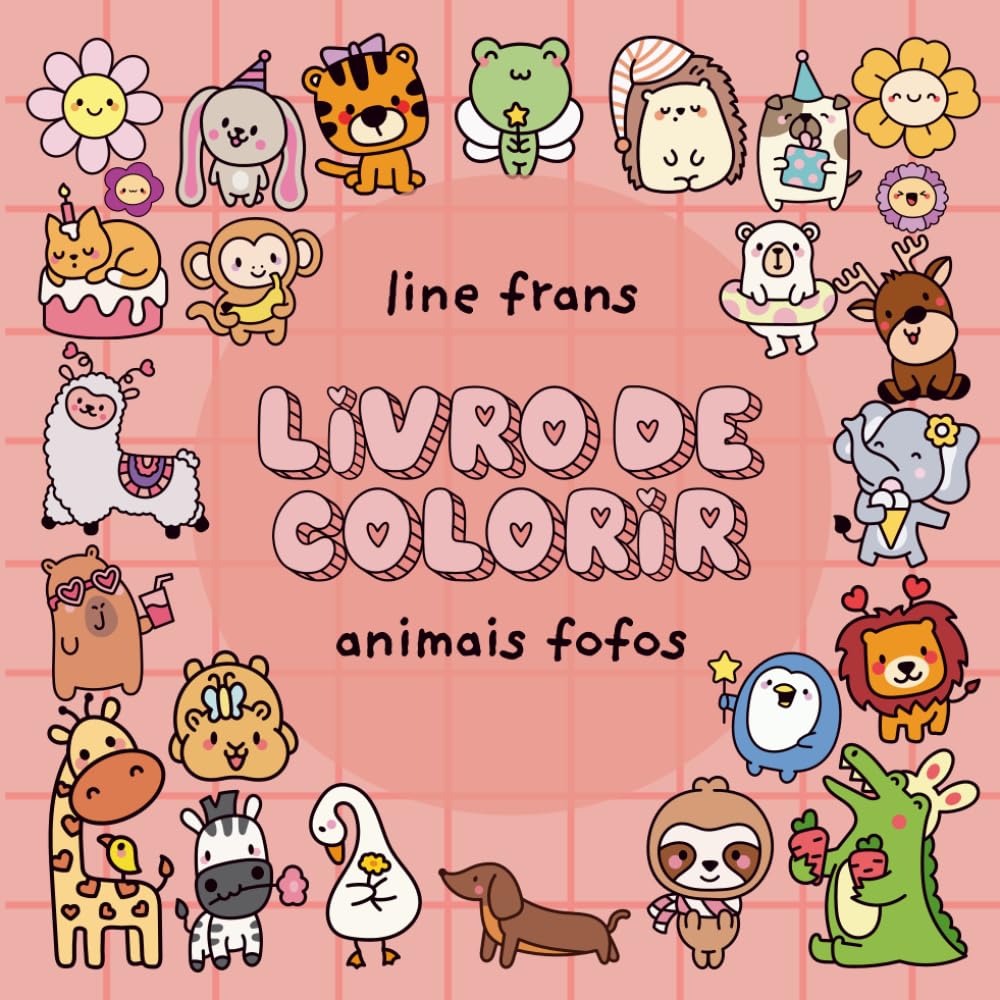 Livro de Colorir: animais fofos