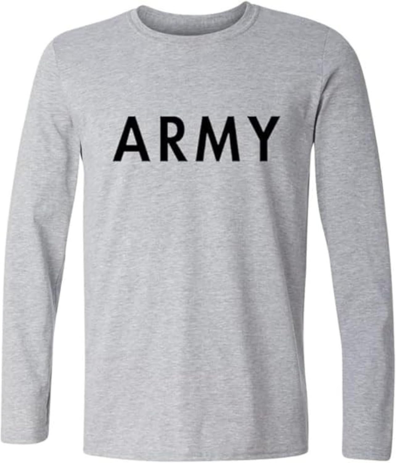 Army PT Style Long Sleeve T-Shirt | US Army Military Physical Training Exercise Workout Gear Long Shirt