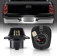 Vista 1 de Gempro Luz LED de matrícula para Dodge Dakota 1997-2011 luz trasera 2 piezas, 6000 K blanco