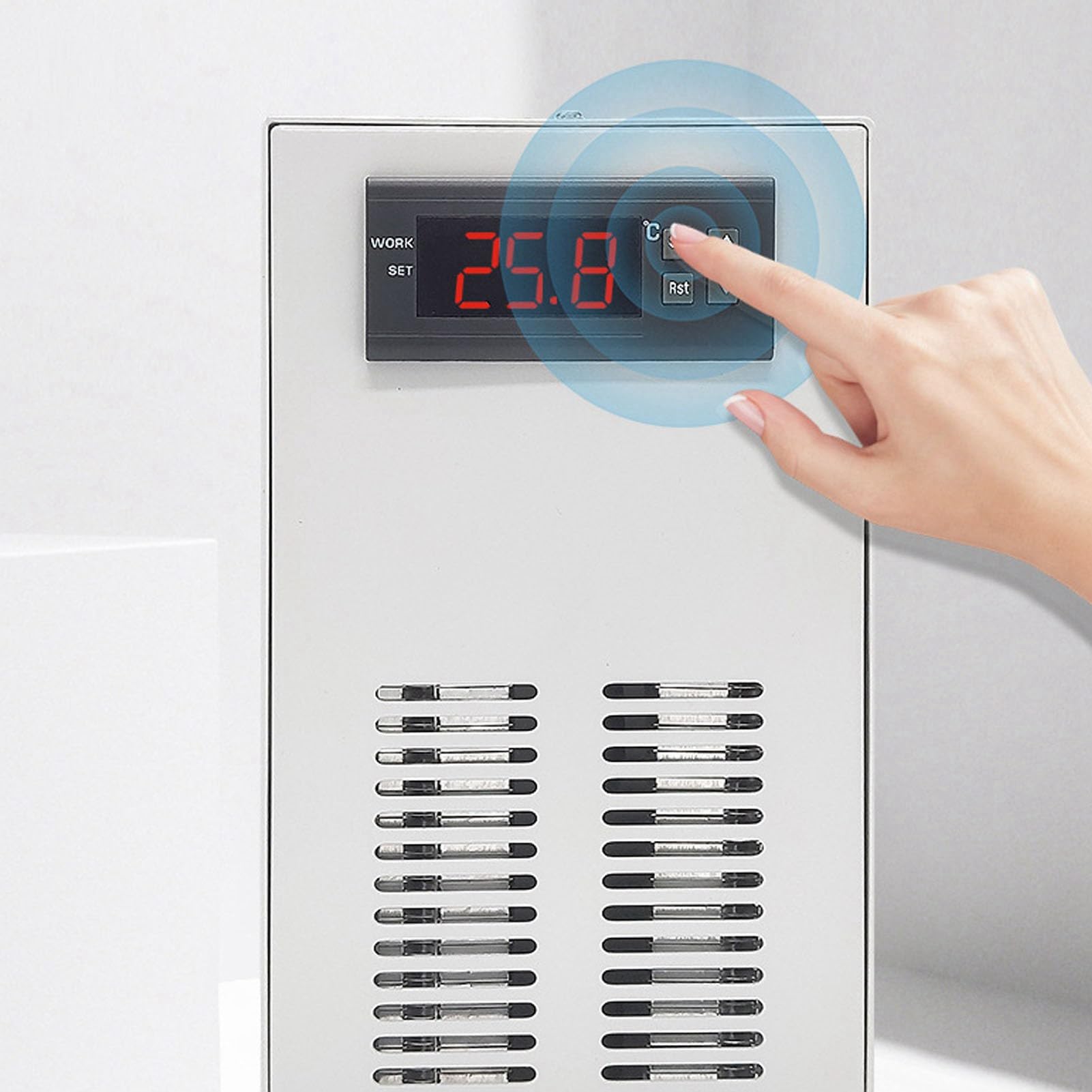 Acuario Chiller 72W 20L Enfriador de Tanque de Agua con Operación Tranquila y Enfriamiento Rápido, Ideal para Acuaristas (Enchufe de la UE)