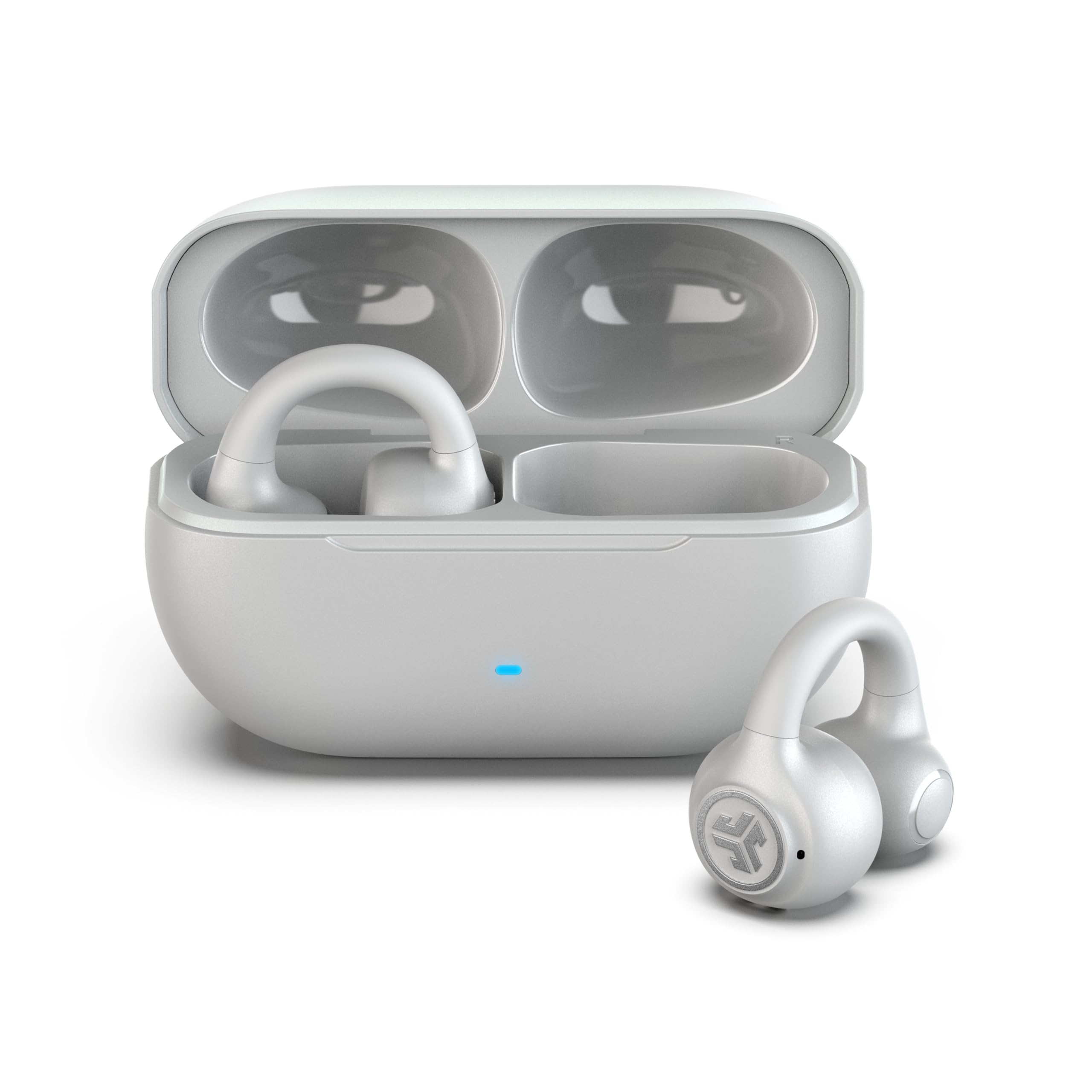 JLab Flex Open Earbuds, Clip-on Cuff Design, Wireless Open-Ear