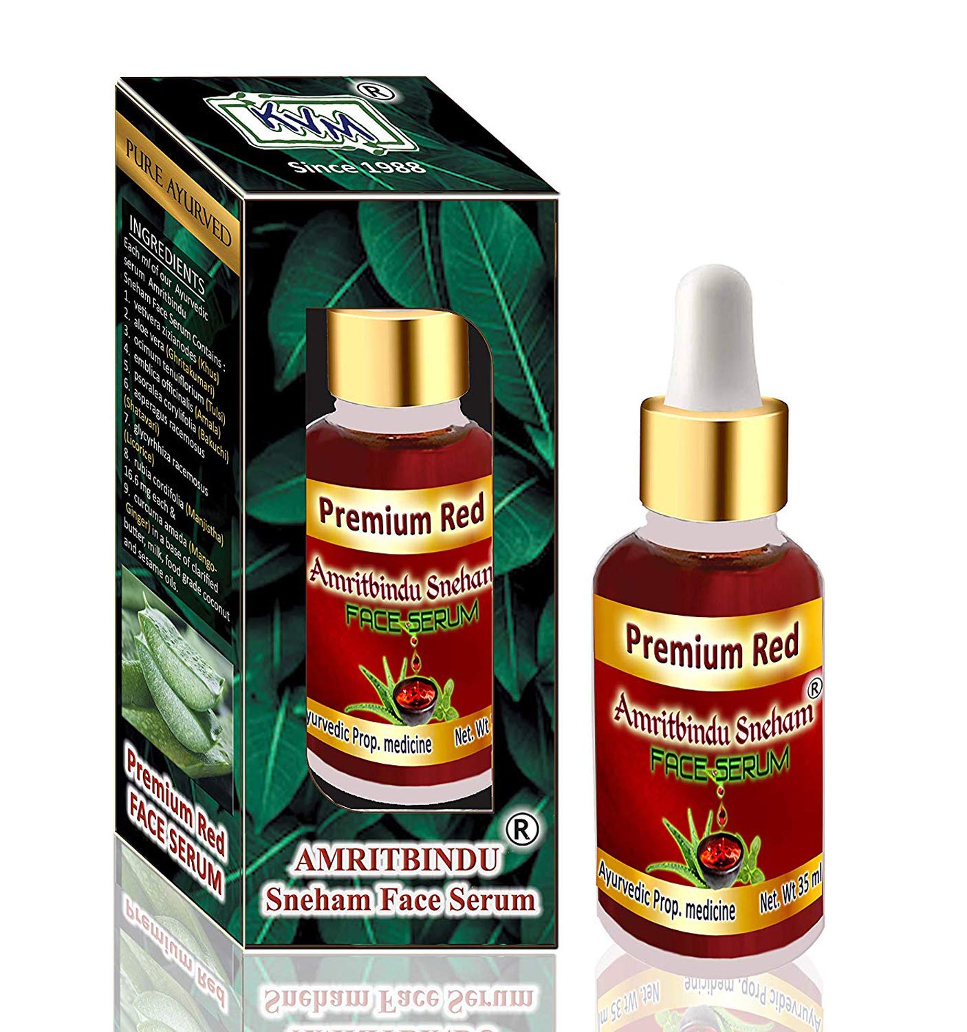 Amritbindu Sneham Face Serum For Skin Glow, Rejuvenating, Herbal & Ayurvedic, 35 ml