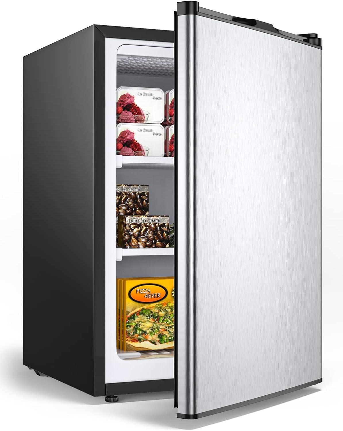 NAFORT 3.0 Cu. Ft. 3 cu ft Upright Freezer Black