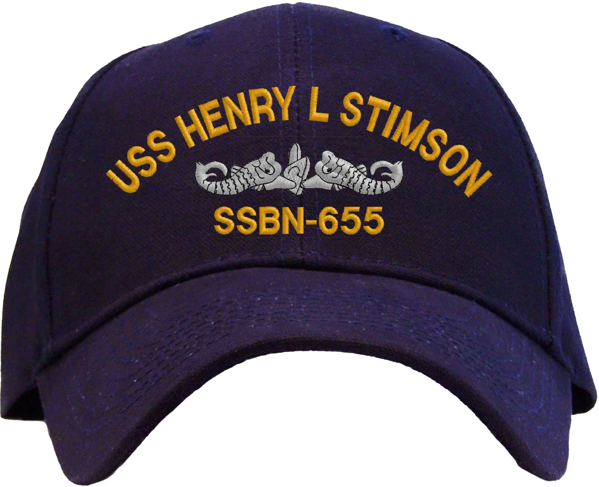 USS Henry L Stimson SSBN-655 Pro Style Embroidered Baseball Cap