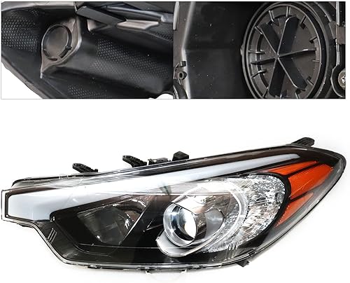 Miniatura 2 de Faros delanteros halógenos para KIA Forte KoupForte5 2014-2016, montaje de faros delanteros para KIA Forte5 2014 2015 2016 92102A7200 lado del