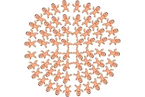 60 Mini Jiakai Plastic Babies for Shower Games, Parties & Cake Decoration