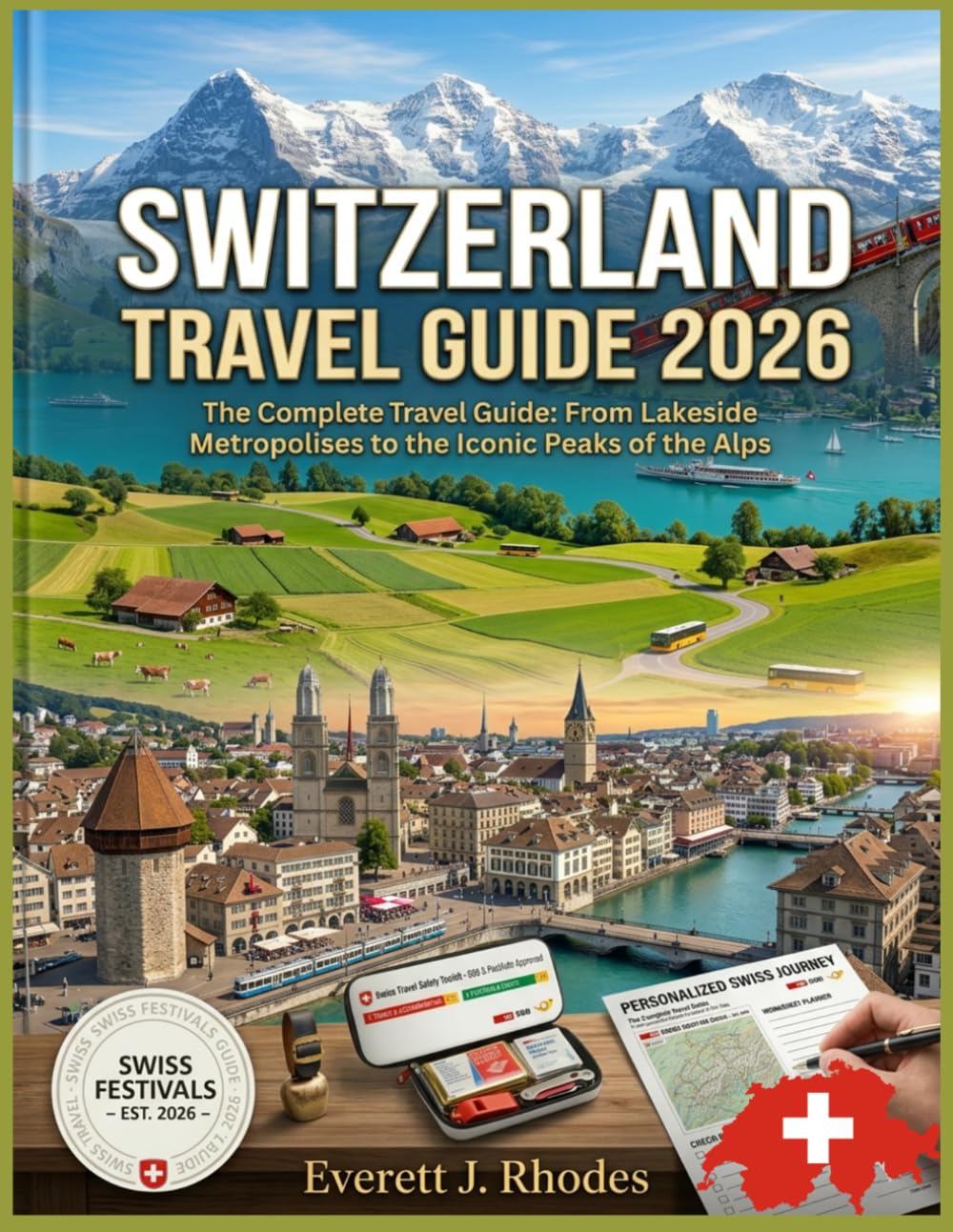 Switzerland Travel Guide 2026: Insider Tips, Hidden Gems & Local Adventures in Zurich, Lucerne, Geneva & the Alps + Interactive Itineraries, Seasonal Packing Guides & Swiss Rail Pass Tips