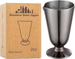 2 Oz Premium Cocktail Jigger,304 Stainless Steel Materials With Has 7 Measuring Scales Inside,Professional Wine Measuring Machine For Cocktails & Liquor, Good For Bartenders & Home Use
