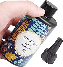 Epoxy UV Resin Clear Hard, UV Jewelry Resin Glue Sunlight Ultraviolet Curing Resin Crystal Liquid for DIY/Kids Craft Jewelry Making Supplies Mold Not Included (200g/7.05oz)