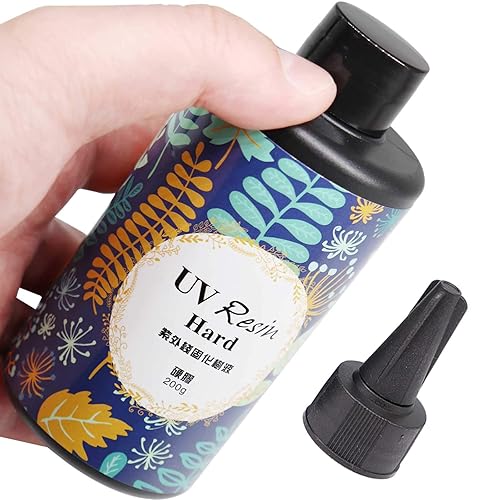 Miniatura 1 de Resina epoxi UV transparente dura, pegamento de resina UV para joyería, luz solar, resina de curado ultravioleta, líquido de cristal para