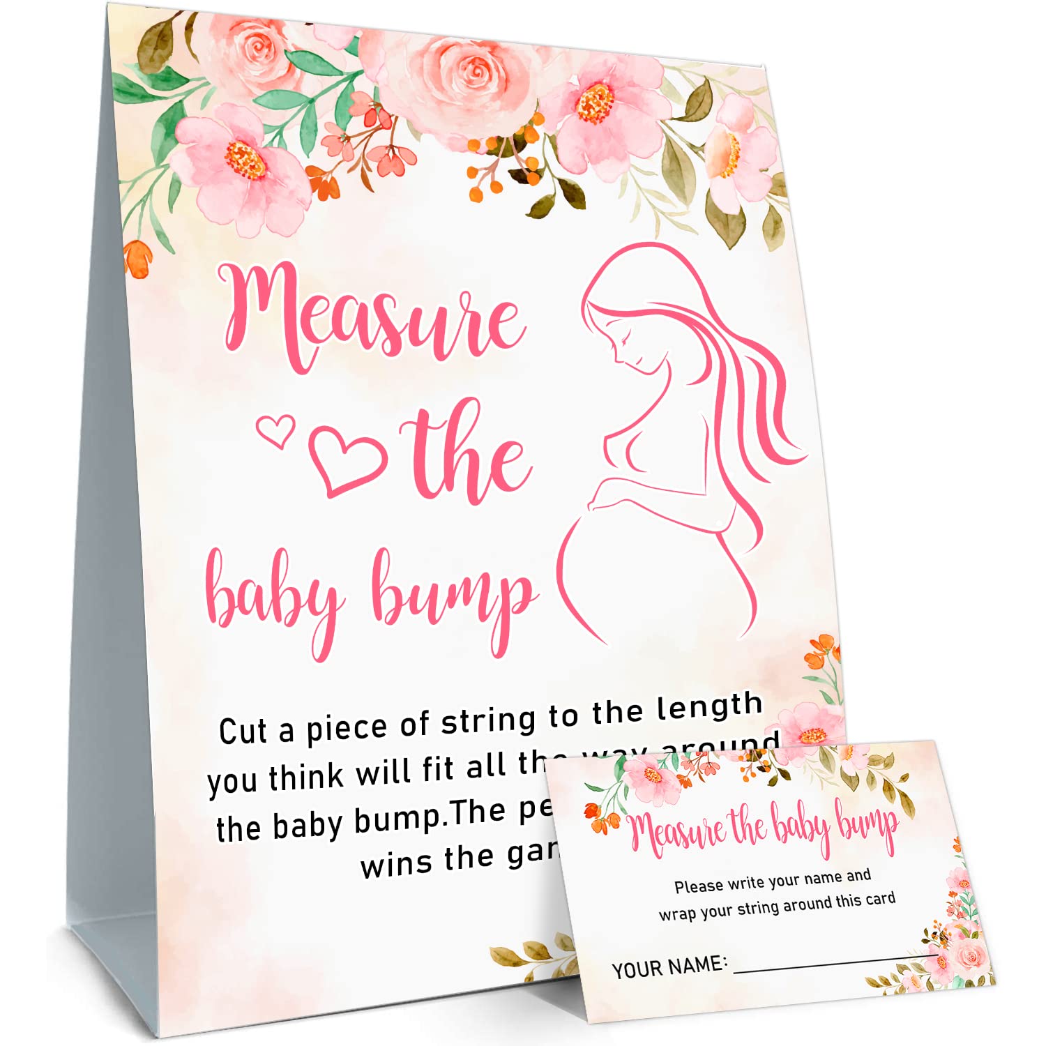 Baby shower game measure the belly Clearance