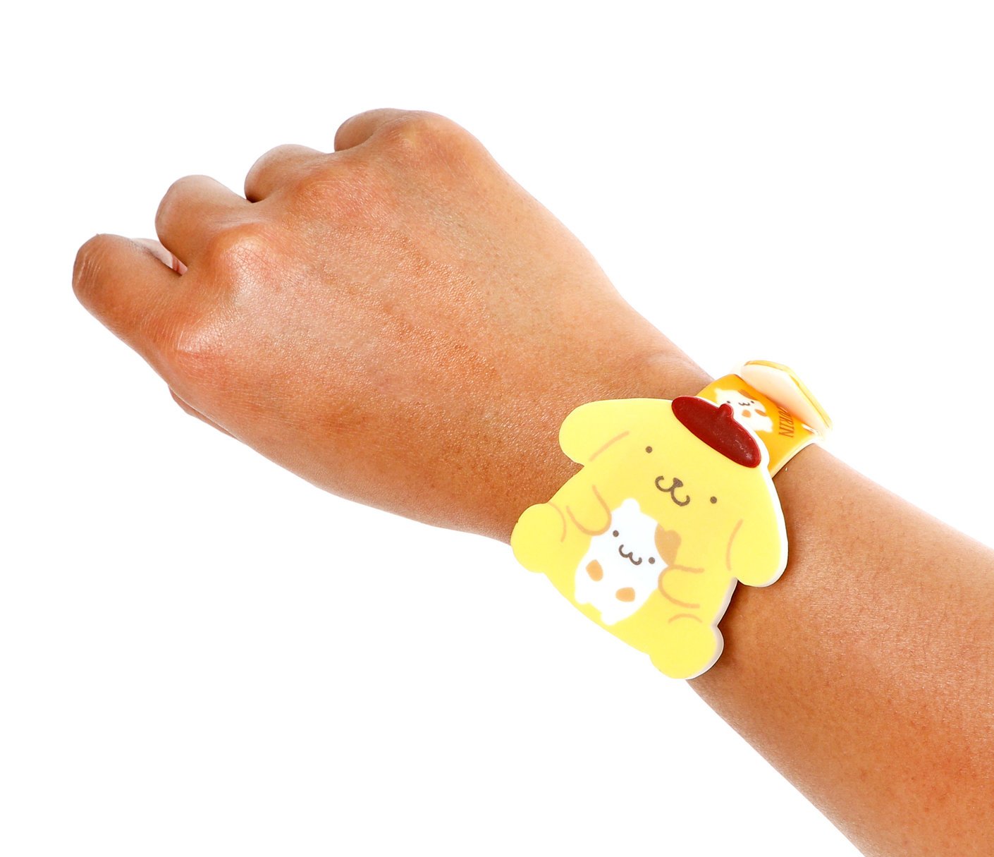 大幅値引！【激レア・箱入り・美品】ポムポムプリン　時計　マスコット ポムポムプリン 20周年限定フェイス型腕時計 BOX付 - メルカリ