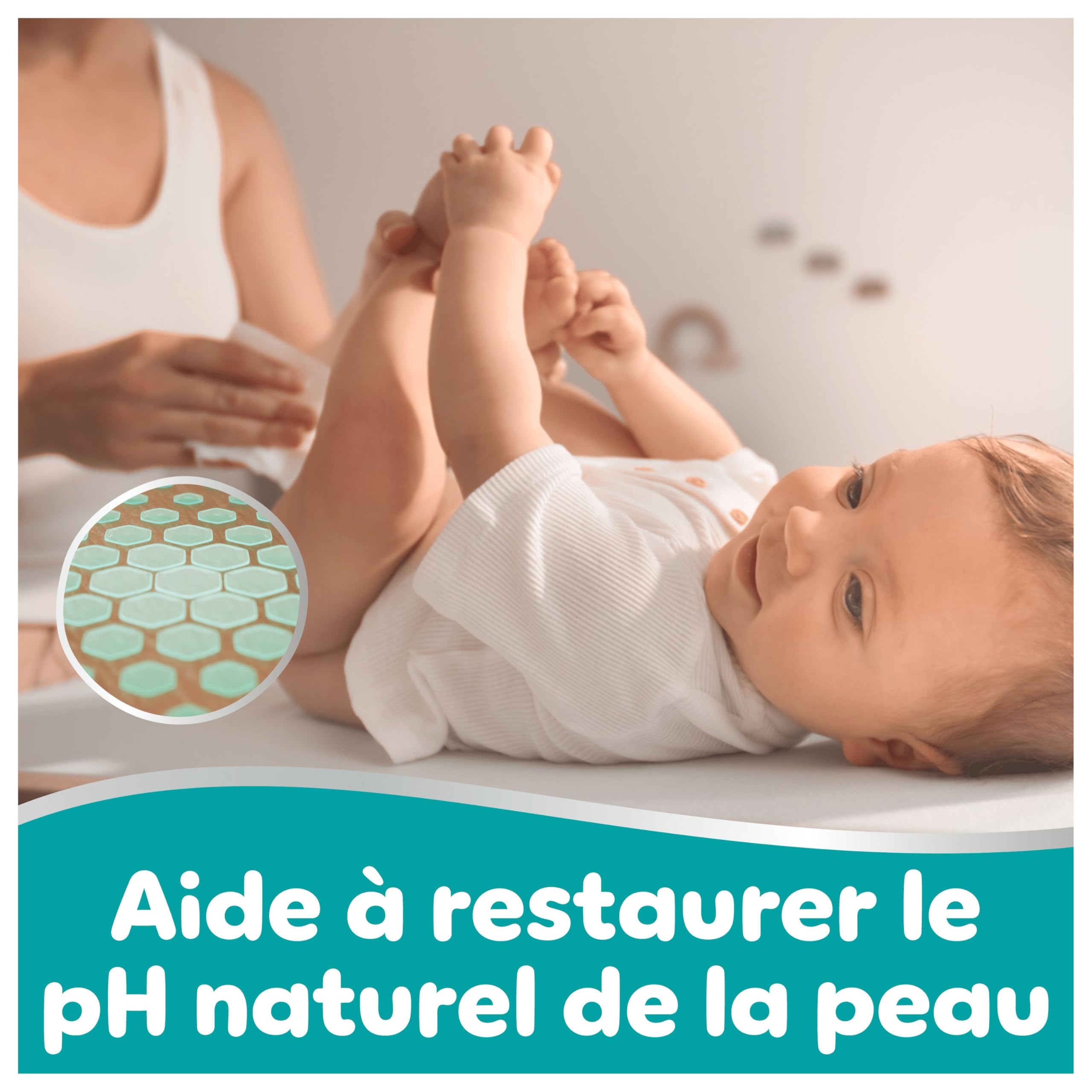 Pampers 99% D'Eau Lingettes Pour Bébé, 9 Paquets De 60 Lingettes = 540 Lingettes, Lotion Douce Avec 99% D’Eau - 5