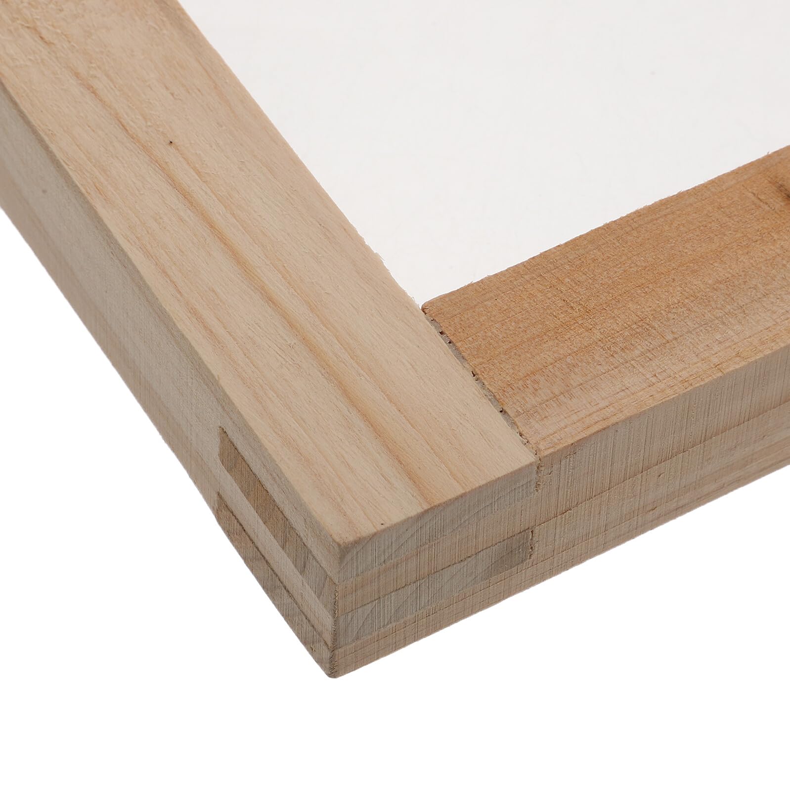 Housoutil 3 Pezzi Telaio Serigrafia in Legno per DIY Cornice Stampa Artigianale Leggera e Compatta per Tessuti Magliette e Progetti Creativi e Adulti