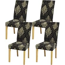Stretch Chair Covers for Dining Chairs, Dining Chair Covers Set of 4