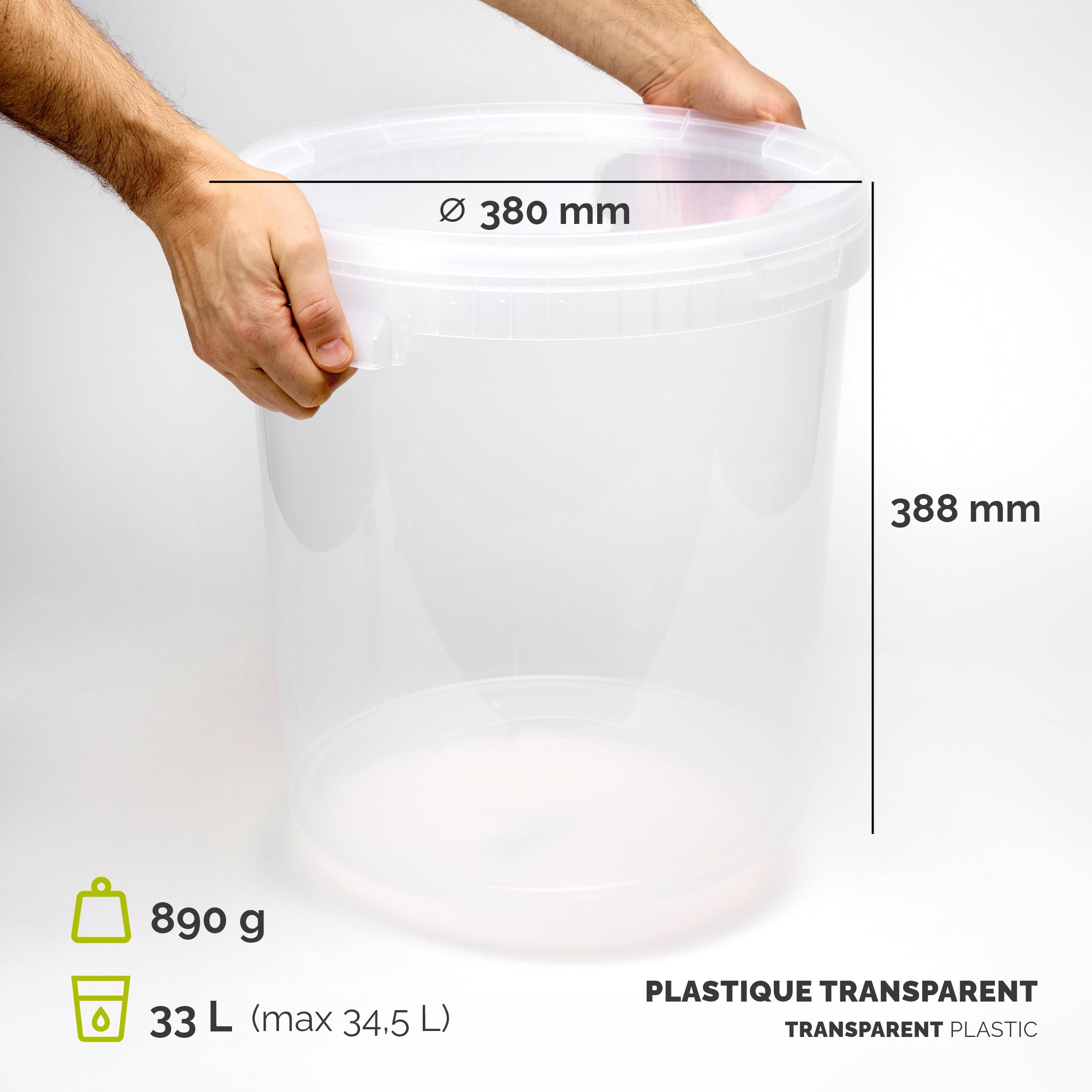 Purdy 1015202 Doublure De Seau En Plastique Transparent Pour Peintre Lot De 6 Purdy 1015202 Doublure De Seau En Plastique Transparent Pour Peintre Lot De 6