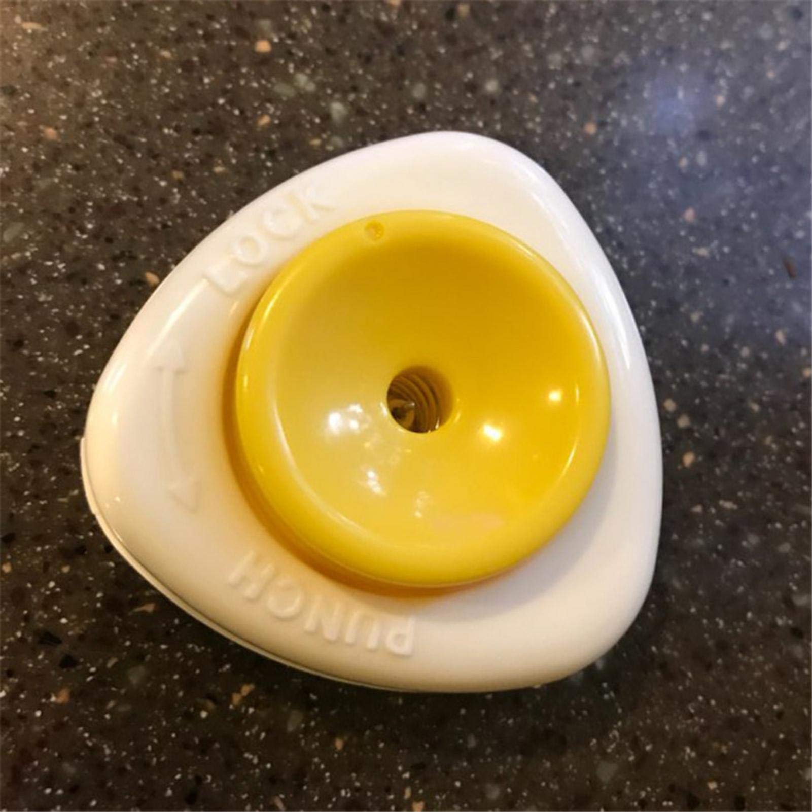 Perforador de huevos, cortador de huevos con separador, 1 agujero, forma de pollito
