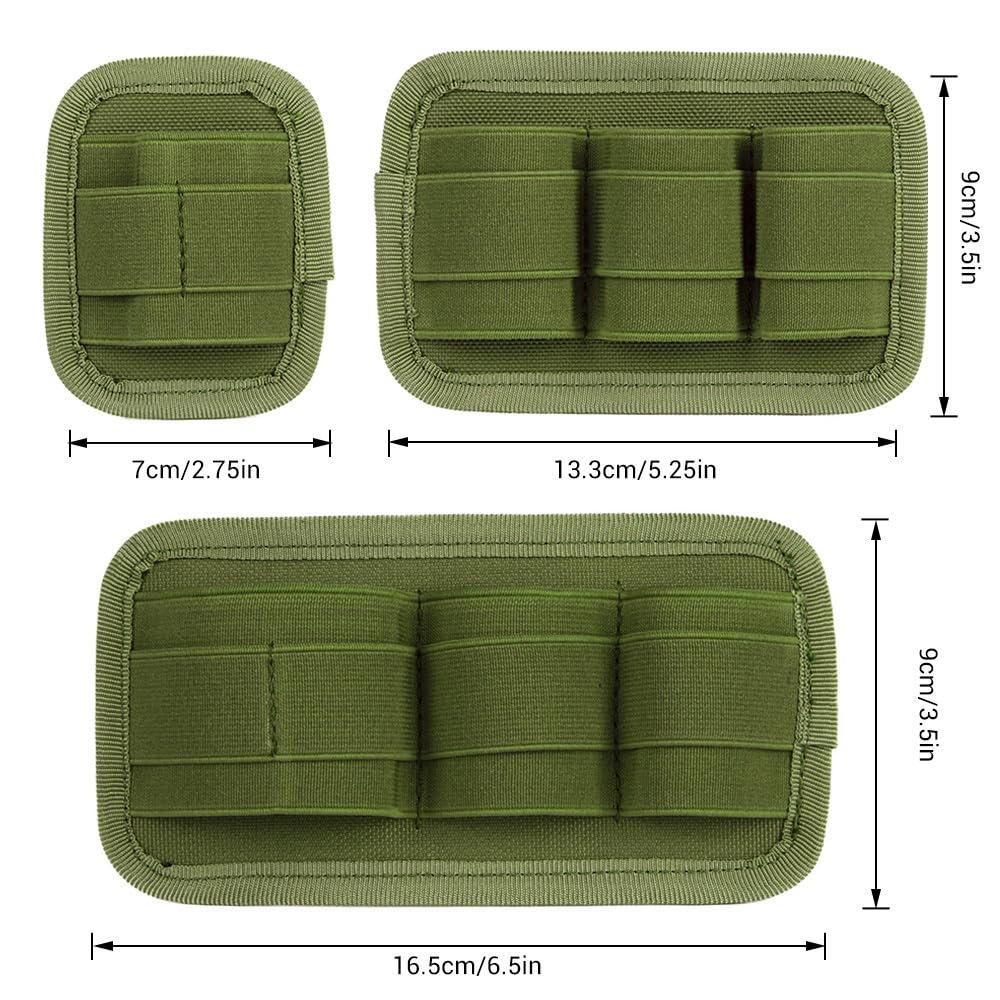 Sport Tool Pouch, EDC Pouch Tool Organizer Nylon Pocket Zoned Tool Bag with Hook & Loop Fastener for Multitools Backpack - Image 4