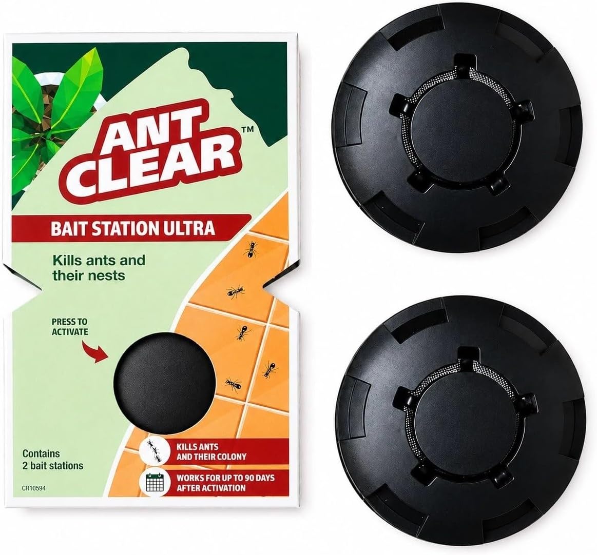 UKDDยฎ Ant Bait Station Ant Stopper Station Ant Clear Ready To Use Pest Control Effective For Ants & Nests, results in days used both indoors and outdoors - Stop Ants(1 PACK (1 Bait Station))