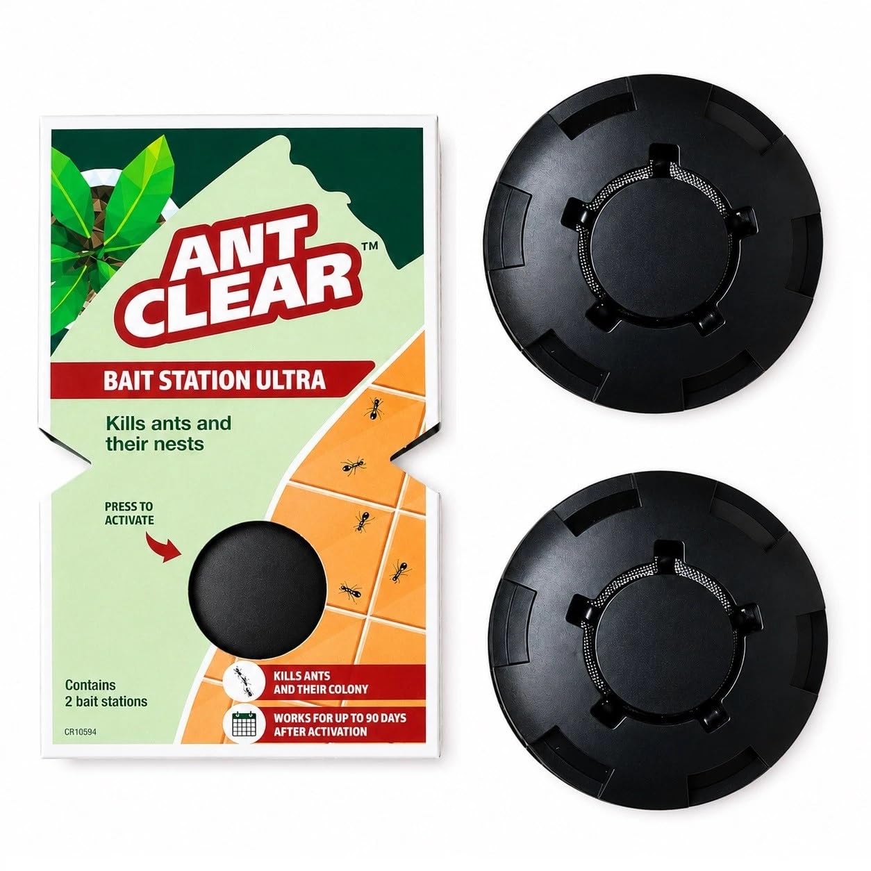 UKDD® Ant Bait Station Ant Stopper Station Ant Clear Ready To Use Pest Control Effective For Ants & Nests, results in days used both indoors and outdoors - Stop Ants(1 PACK (1 Bait Station))