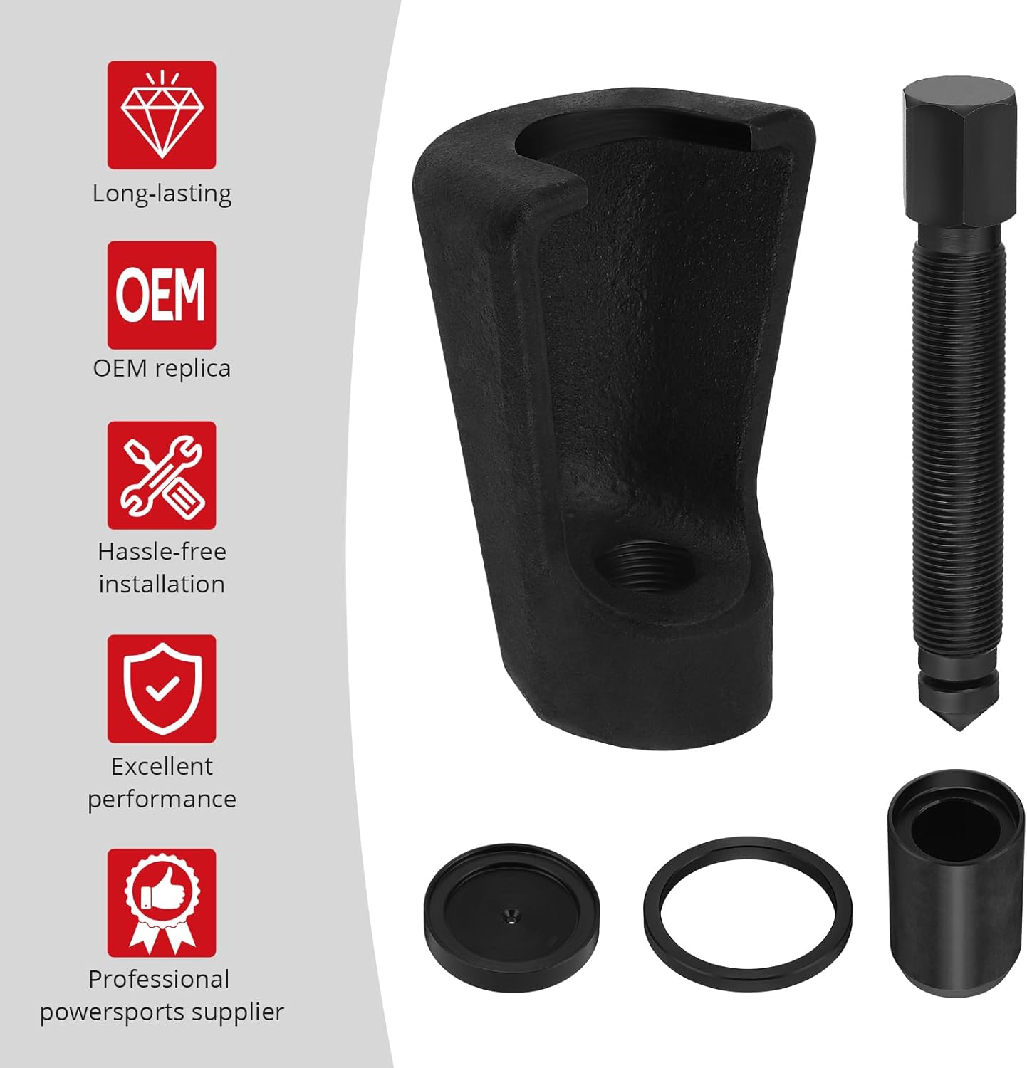 JAVIK Ball Joint Removal Tool Heavy Duty Compatible with Polaris for Kawasaki for Yamaha for Can-am Most ATV/UTV OEM# PU-50506