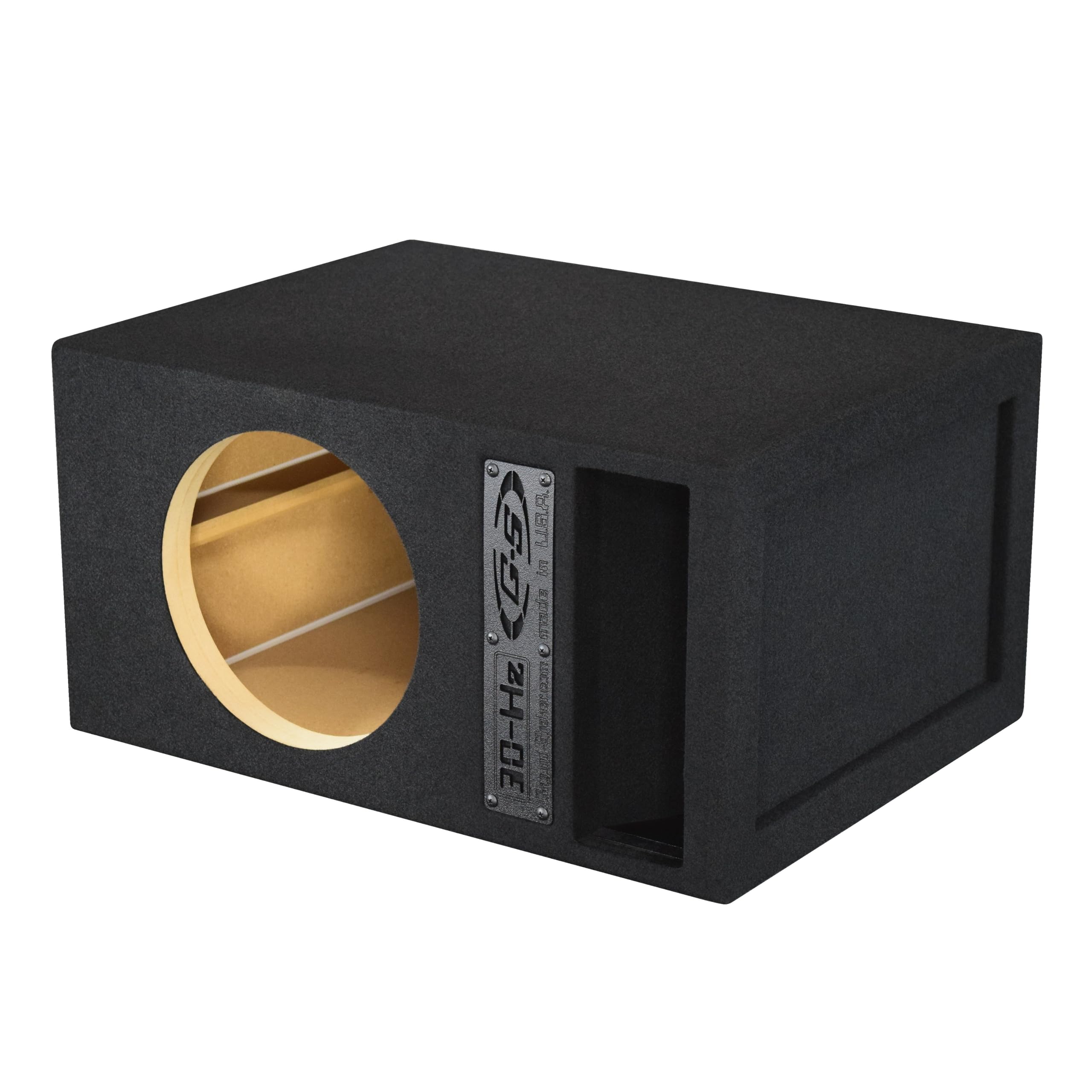 Ground Shaker Single Competition Ported/Vented Sub Box Subwoofer Enclosure (10