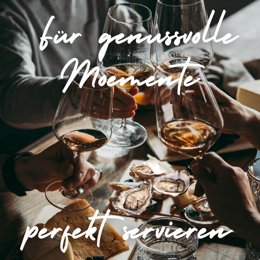 2-er Set Austernteller Porzellan für 6 Austern Ø 25cm, Zubehör für Restaurant, Hotel, Gastronomie, Austernplatte im klassischen Design, Teller zum Servieren von Meeresfrüchten