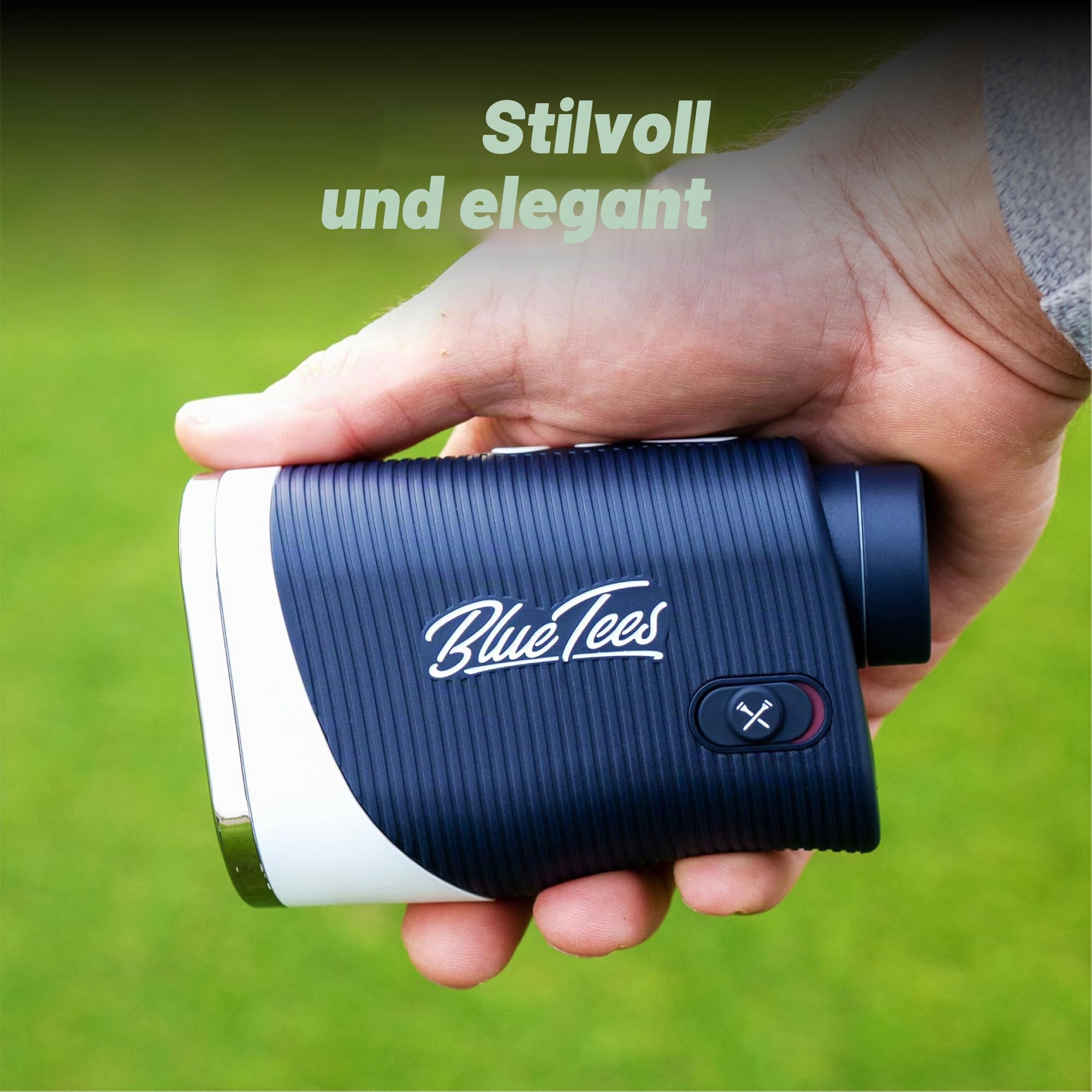 Blue Tees Golf Series 3 Max+ Golf Entfernungsmesser mit Neigungsschalter, 1000 Yards Entfernungsmesser, 7-fache Vergrößerung, Laser-Entfernungsmesser, Neigungsmessung, Magnetleiste,