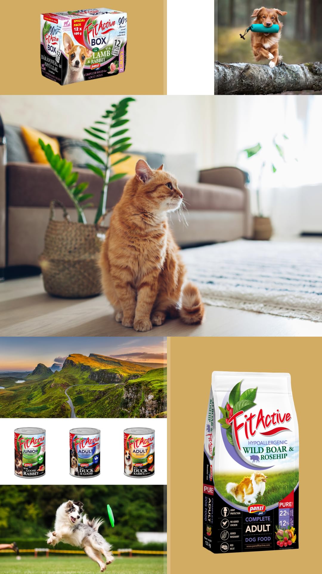 FitActive - Karma dla psów - Formuła hipoalergiczna bez kurczaka - Senior/Light - Małe rasy - 11kg