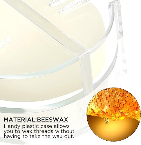 Miniatura 4 de Acondicionador de hilo de cera de abejas para hilo de coser, cera de abeja, acondicionador de hilo para acolchar, línea de fortalecimiento, cera de