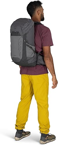 Miniatura 12 de Osprey Talon 26L Mochila de senderismo ligera para hombre, mochila para viajes y campamento, negrogris carbón